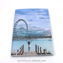 Softcover paper notebook plastic pvc softcover book